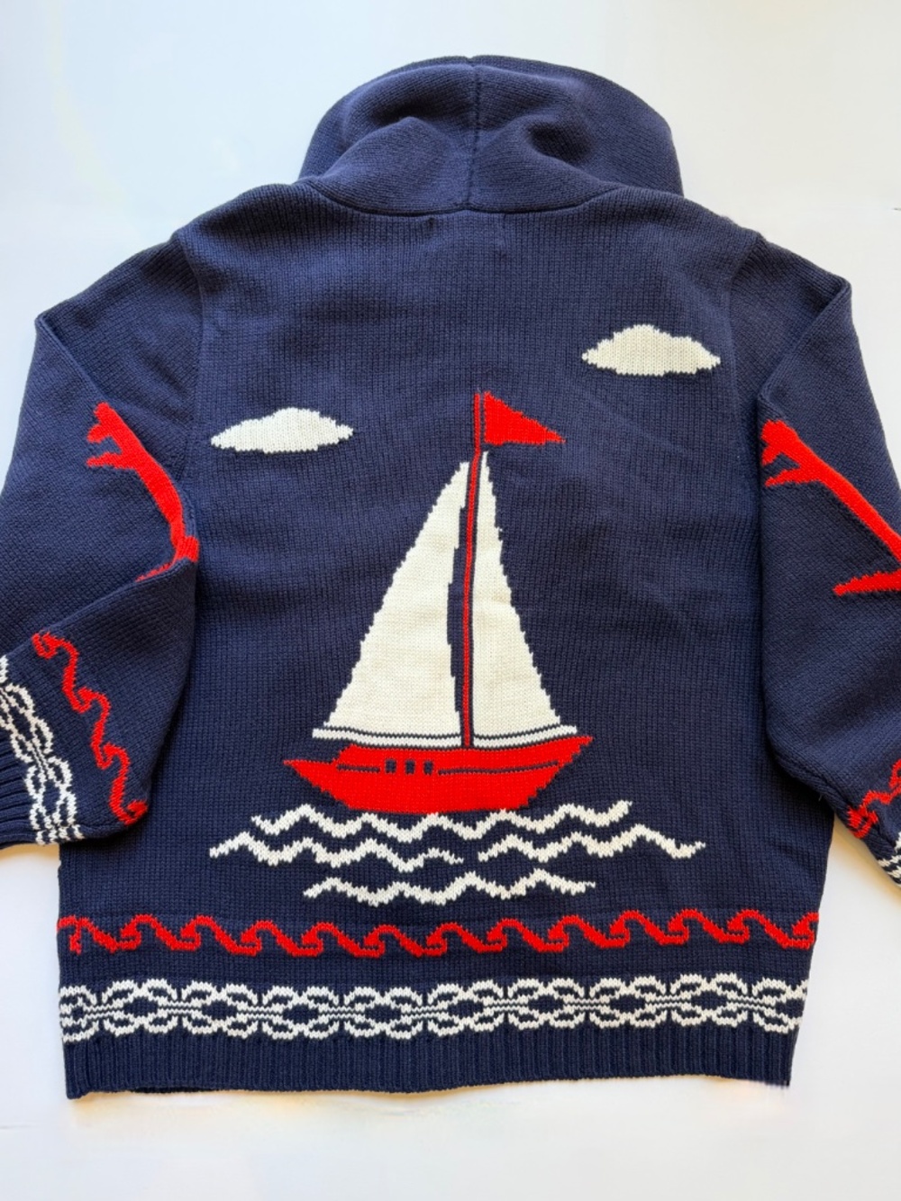 The Great Sailboat Sweater Inspiration. Women's Nautical Sailboat & Anchors NWT - Picture 3 of 3